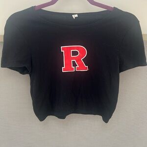 Cropped RUTGERS collegiate T-shirt